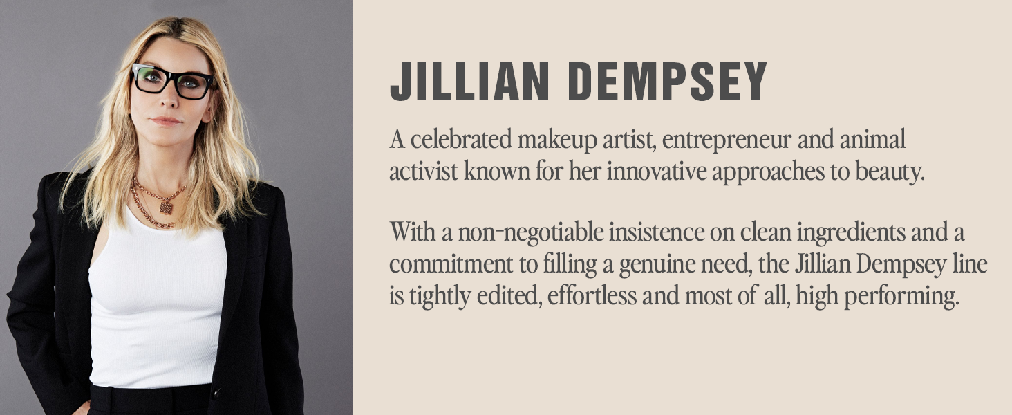 Khôl Eyeliner Jillian Dempsey line is tightly edited, effortless and most of all, high performing.