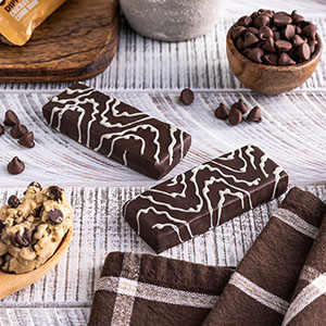 Dipped Protein Bars Close up