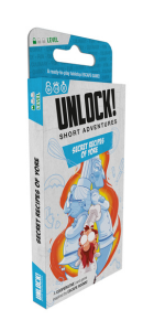 UNLOCK! Short Adventures 1 Secret Recipes of Yore escape room card game for kids and adults mystery