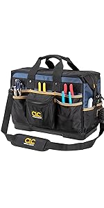 molded base bag tool storage organization backpack durable heavy duty quality clc leathercraft