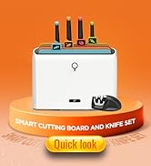 4T7 smart cutting board and knife set