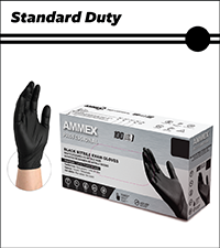 black nitrile gloves disposable latex free black medical gloves nitrile gloves xxl surgical gloves