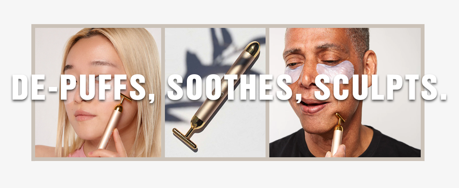 Jillian Dempsey Gold Bar de-puffs, soothes, and sculpts 