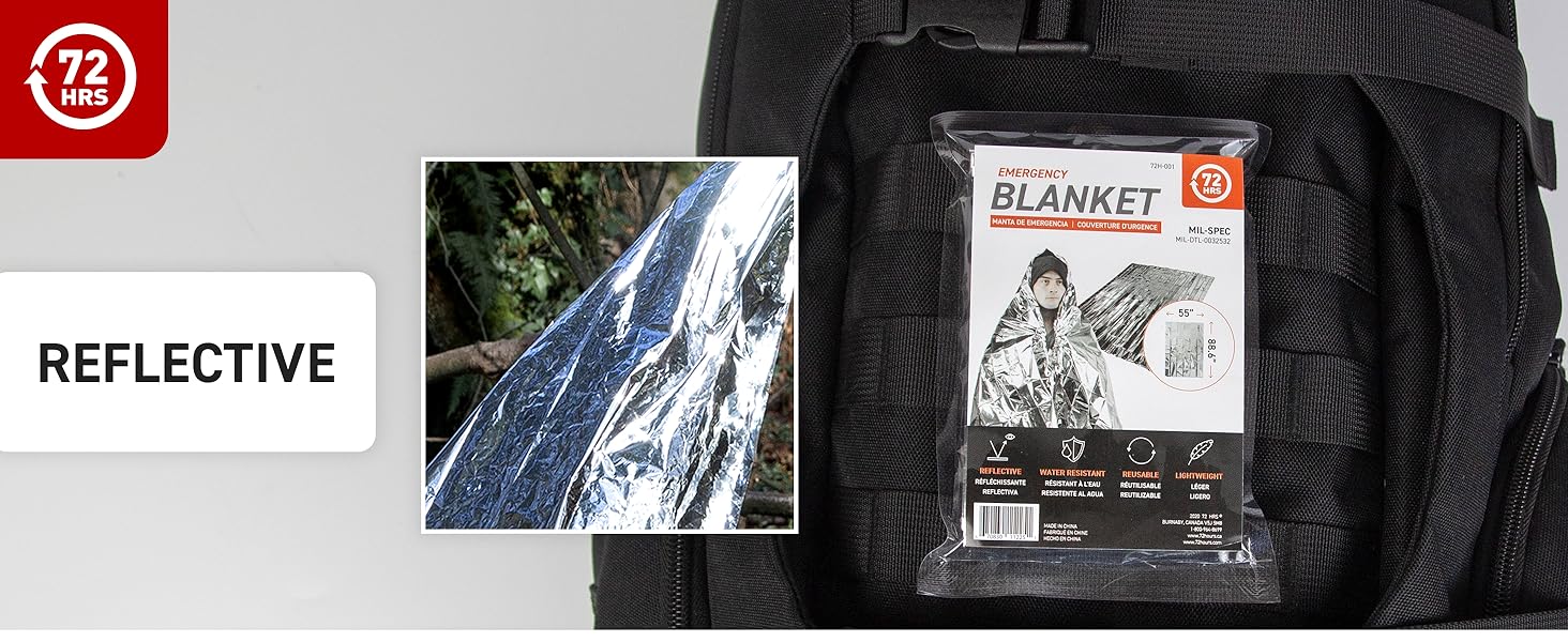 Emergency Blanket mylar thermal survival prepared fire car canada blanket winter emergency