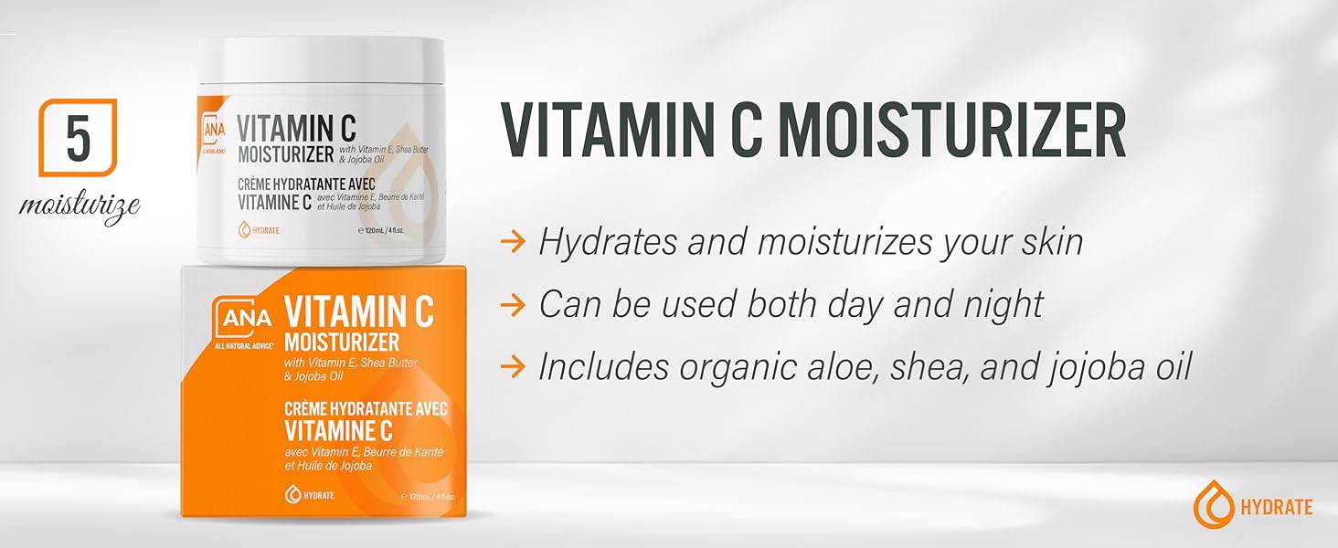 All Natural Advice Vitamin C Cream For Face anti wrinkle cream for women and men skin care