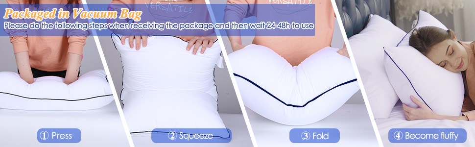back support pillow for bed cervical neck pillow