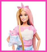 Barbie Cutie Reveal Conjunto de Brinquedo Festa do Pijama