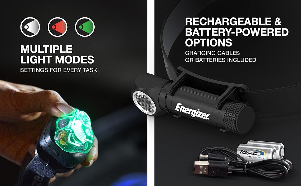 Energizer has multiple light modes 