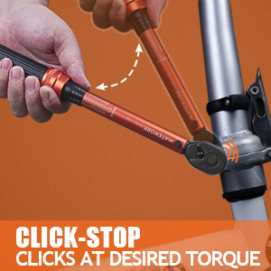 Click at desired torque