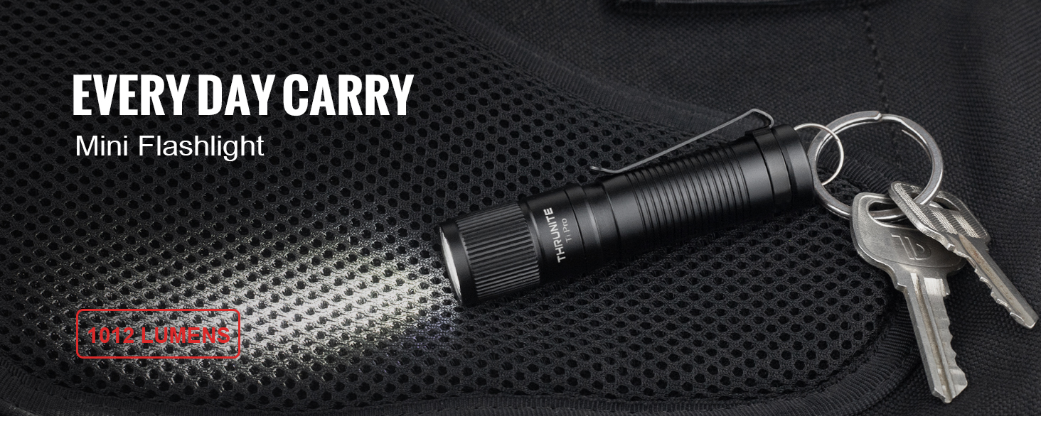 Bright but Small Flashlight Powerful for Outdoor and EDC