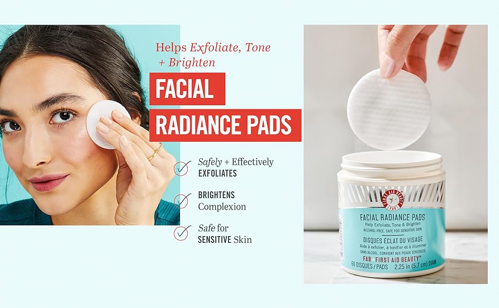 FAB Facial Radiance Pads 60 Count