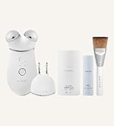 NuFACE Trinity+ and Effective Lip & Eye Attachment Set – Microcurrent Facial Toning Device to Con...