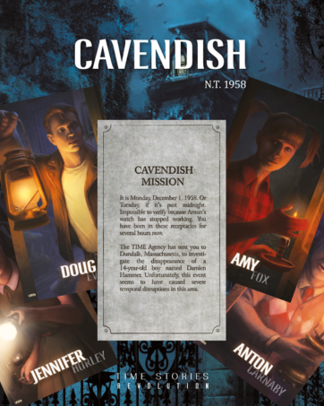 TIME Stories Revolution Cavendish time travel sci-fi adventure game for family game night