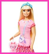 Barbie Minha Primeira Boneca Vestidos e Animais de Estimação