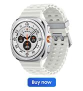 Samsung Galaxy Watch Ultra, Smart Watch, Health Monitoring, Fitness Tracker, 47mm, LTE, White, 3 ...