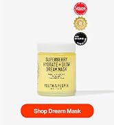 Youth To The People Superberry Glow Dream Mask - Brightening Overnight Face Mask + Hyaluronic Aci...