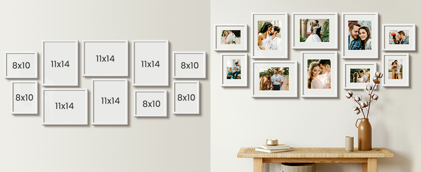 white picture frames