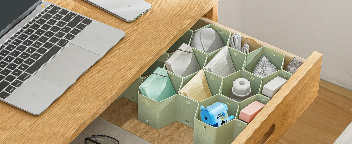 honeycomb drawer organizer