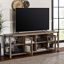 industrial tv stand large farmhouse metal accent tv stand for 75+ inch tv media furniture