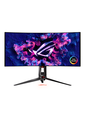 ASUS ROG Swift 34” OLED Ultrawide 800R Curved Gaming Monitor (PG34WCDM)