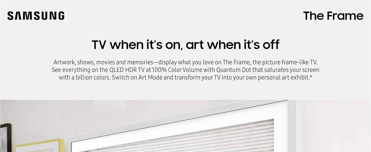 Samsung 32 inch Class LS03CB The Frame QLED HDR QN32LS03BCFXZA 2023