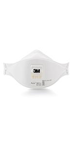 3M Aura Particulate Disposable Respirator 9211+ with Cool Flow Valve, N95, Smoke, Grinding, Sanding