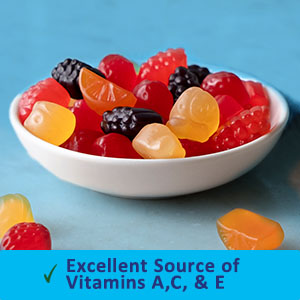 Fruit Snacks in a bowl