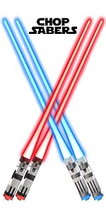 CHOPSABERS Lightsaber Chopsticks Light Up Star Wars
