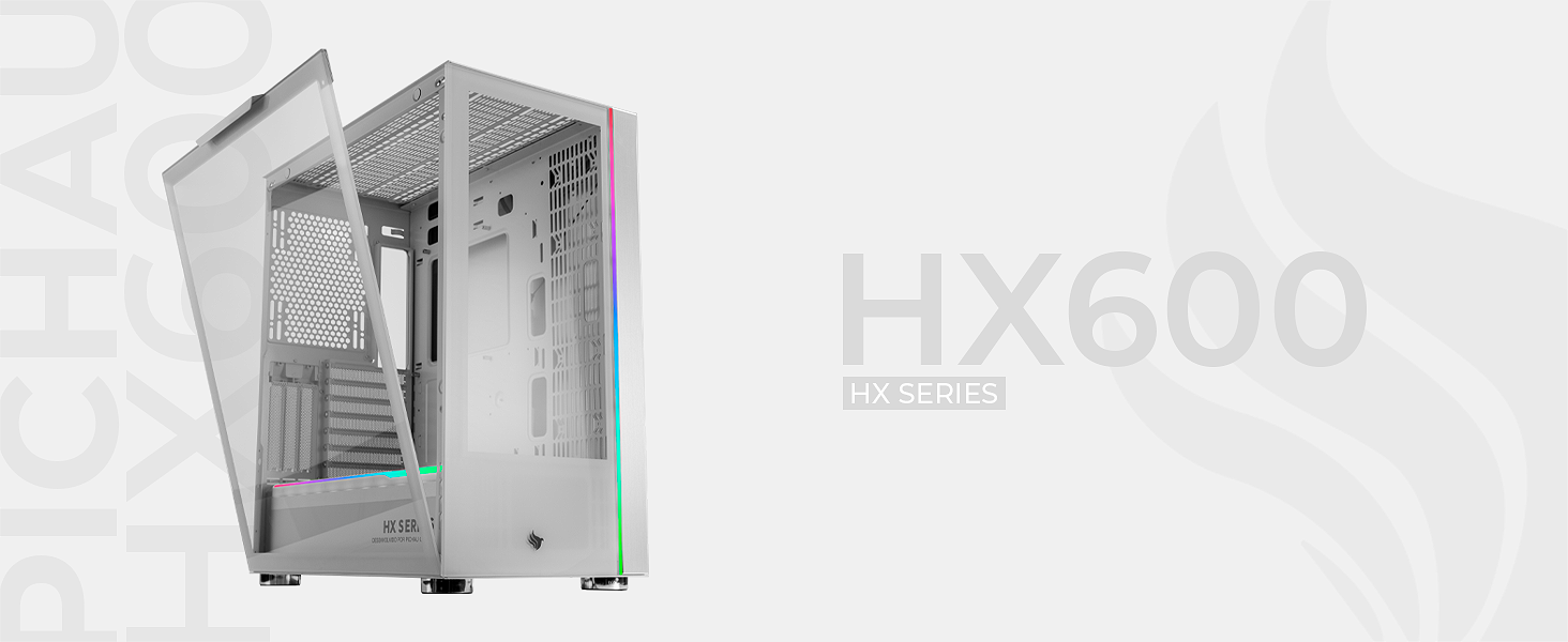 Gabinete Gamer Pichau HX600 Branco