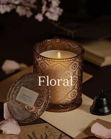 Floral Candle