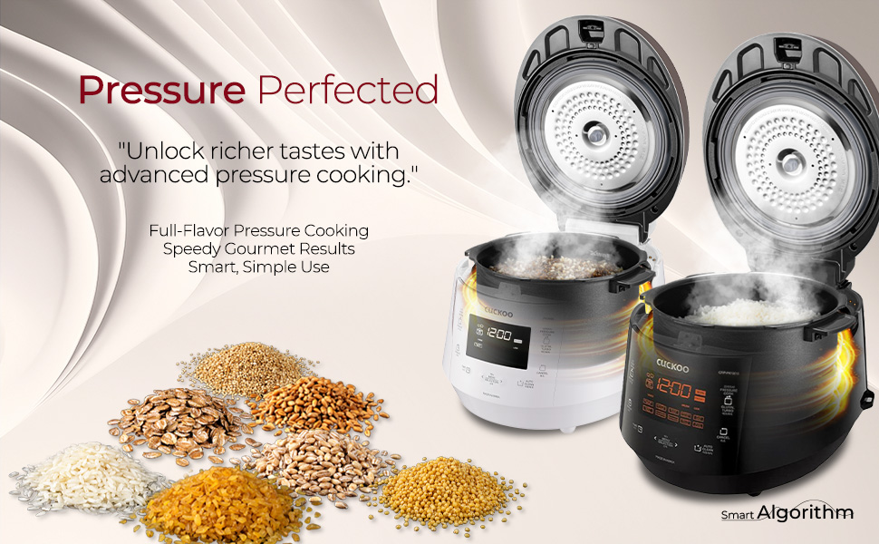 cuckoo rice cooker pressure cooking