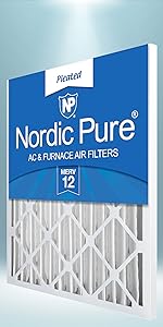 Nordic Pure, Air Filter, Air Conditioning, Furnace, Filters, AC