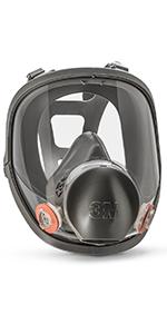 3M Full Facepiece Reusable Respirator 6800, Paint Vapors, Dust, Mold, Chemicals