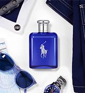 Ralph Lauren - Polo Blue - Eau de Toilette - Men's Cologne - Aquatic & Fresh - With Citrus, Sage,...