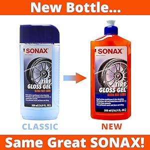 sonax tire gel gloss detailing finish 