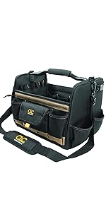 Soft tool bag storage heavy duty durable custom leathercraft clc quality construction tradesman