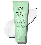 Rael Face Wash, Miracle Clear Exfoliating Cleanser - Face Cleanser for Oily & Acne Prone Skin, Ko...