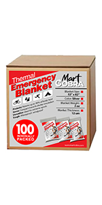 100 Emergency Blanket Comparison Table MartCobra