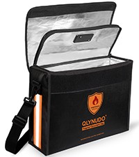 fireproof document bag with lock