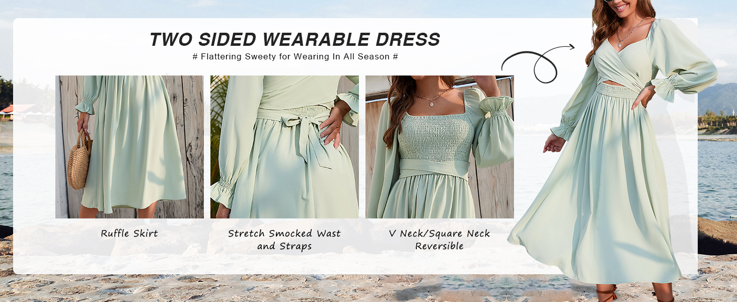 tew sided wearable dress