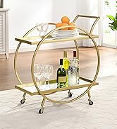 Gold Odessa Bar Cart