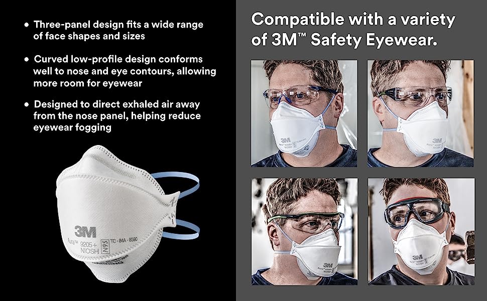 Compatible with a variety of 3M Safety Eyewear.