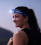 Foxelli LED Headlamp Flashlight for Adults & Kids, Running, Camping, Hiking Head Lamp with White ...