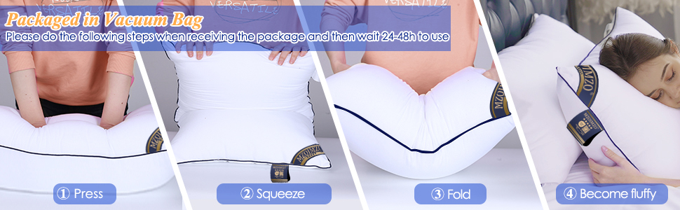 back support pillow for bed cervical neck pillow