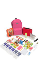 emergency survival kit bugout bag kids child hurricane earthquake disaster