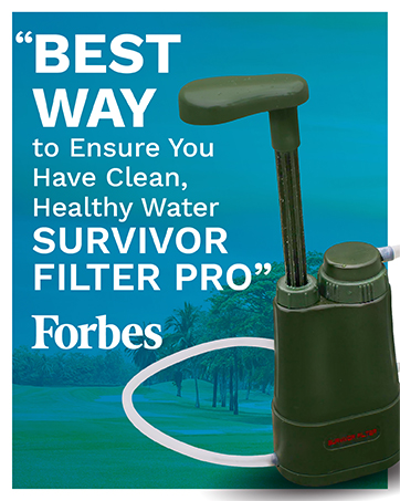 Best way to ensure you have clean, healthy water Survivor Filter Pro