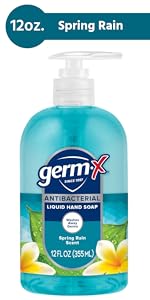 Spring Rain liquid hand soap Germ-X