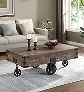 FirsTime & Co. Factory Farmhouse Cart Coffee Table