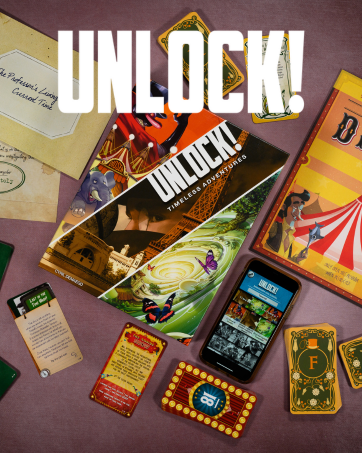 unlock escape room in a box app-driven card game for kids and adults cool games for game night