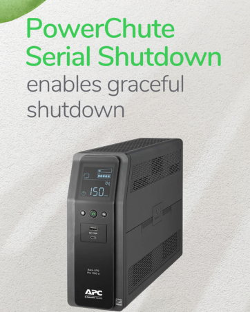 Powerchute serial shutdown